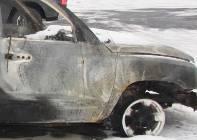 Break/Bearing Failure that caused a Vehicle Fire